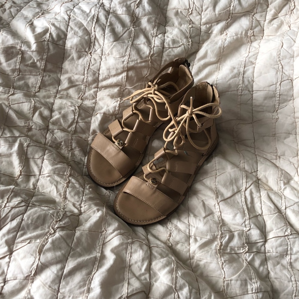 Michael kors Nude Lace Up sandals